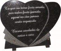 Lápide granito preto
